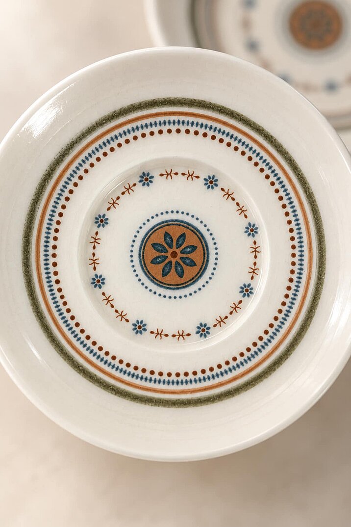 Minel 6'lı Çay Tabağı Seti - 2