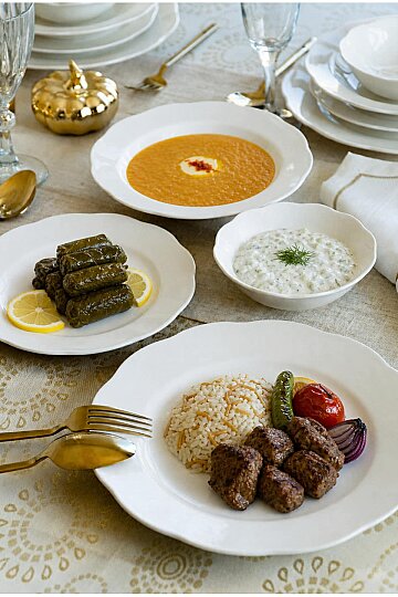 Şebnem 24 Parça 6 Kişilik Porselen Yemek Takımı - 4